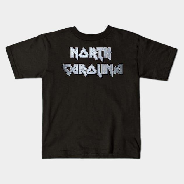 North Carolina Kids T-Shirt by KubikoBakhar